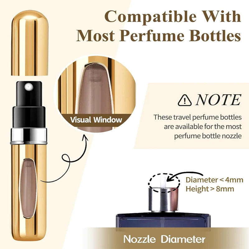 Travel Perfume Spray Bottle